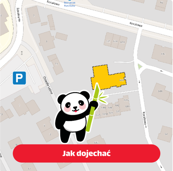 Mapa dojazdu Bezrzecze